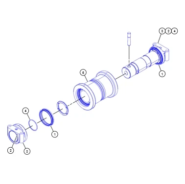Cat 6020 Bottom Track Rollers  462-2451